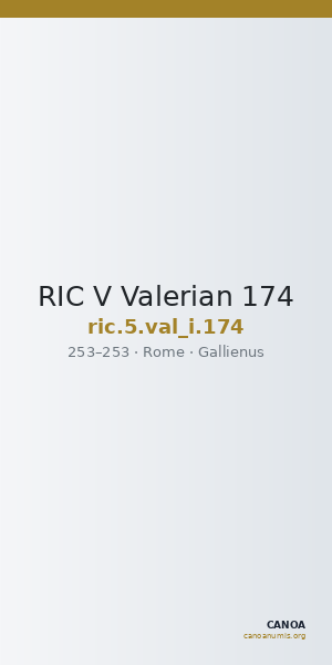 RIC V Valerian 174 — CANOA