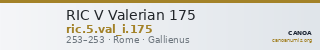 RIC V Valerian 175 — CANOA