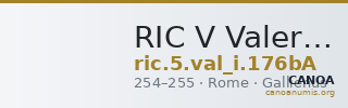 RIC V Valerian 176bA — CANOA