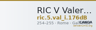 RIC V Valerian 176dB — CANOA