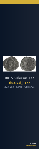 RIC V Valerian 177 — CANOA