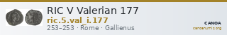 RIC V Valerian 177 — CANOA