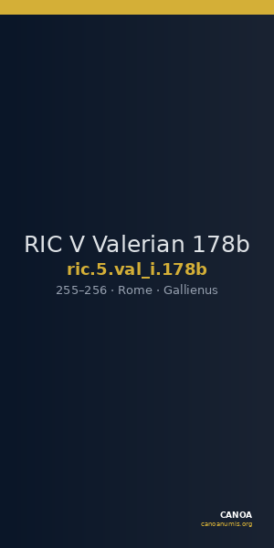 RIC V Valerian 178b — CANOA
