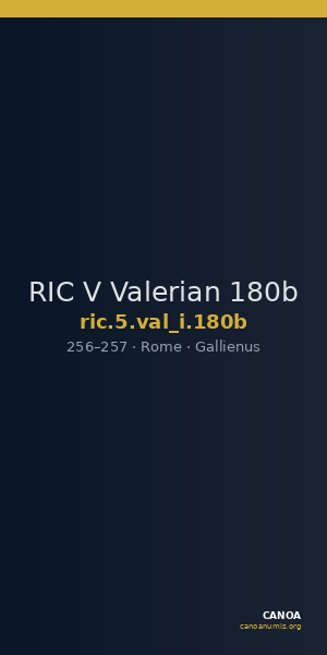 RIC V Valerian 180b — CANOA