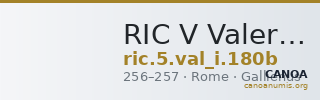 RIC V Valerian 180b — CANOA
