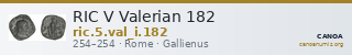 RIC V Valerian 182 — CANOA