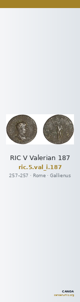 RIC V Valerian 187 — CANOA