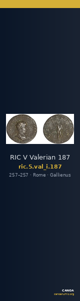 RIC V Valerian 187 — CANOA