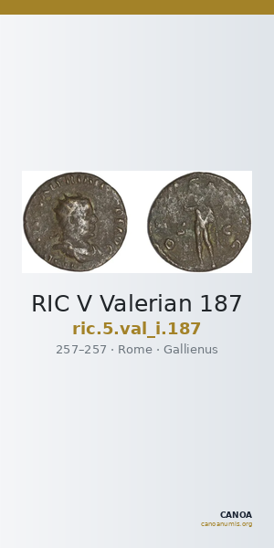 RIC V Valerian 187 — CANOA