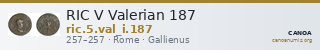 RIC V Valerian 187 — CANOA