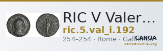 RIC V Valerian 192 — CANOA