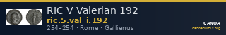 RIC V Valerian 192 — CANOA