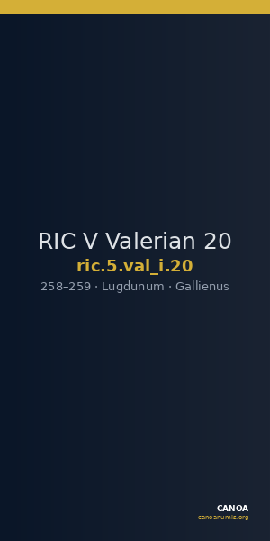 RIC V Valerian 20 — CANOA