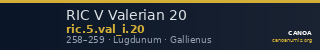 RIC V Valerian 20 — CANOA
