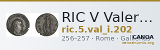 RIC V Valerian 202 — CANOA