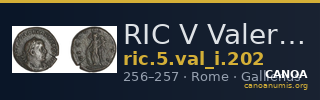RIC V Valerian 202 — CANOA