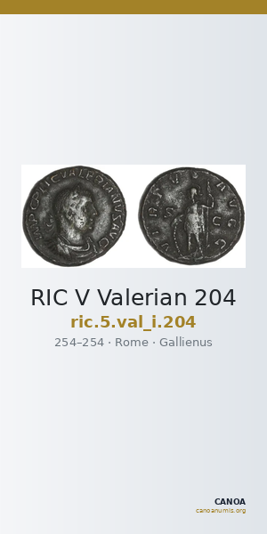 RIC V Valerian 204 — CANOA