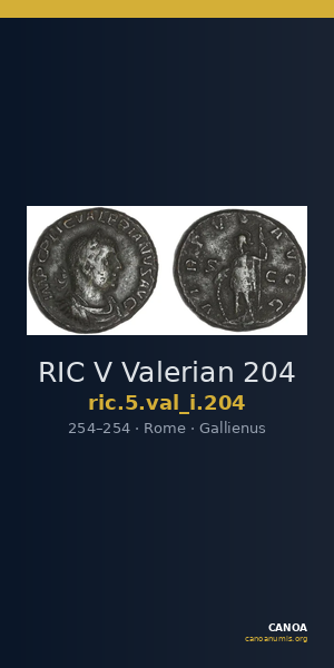 RIC V Valerian 204 — CANOA