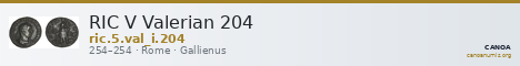 RIC V Valerian 204 — CANOA