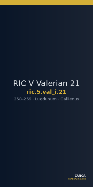 RIC V Valerian 21 — CANOA