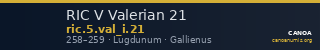 RIC V Valerian 21 — CANOA
