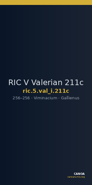 RIC V Valerian 211c — CANOA