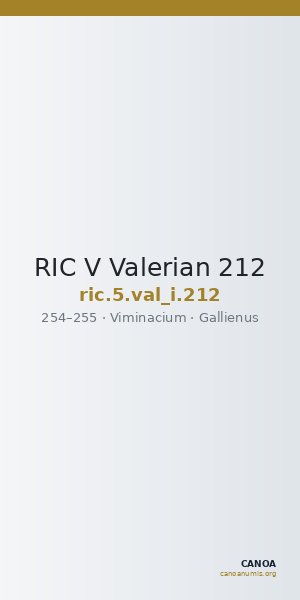 RIC V Valerian 212 — CANOA