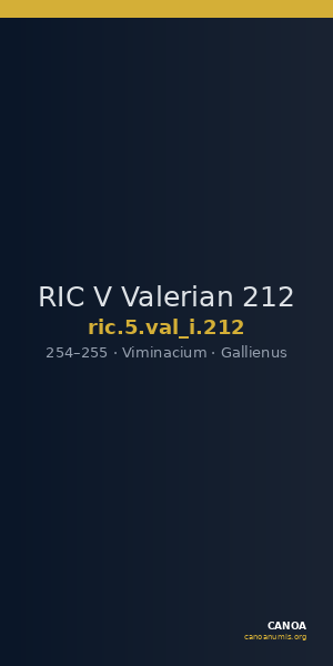RIC V Valerian 212 — CANOA