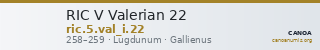 RIC V Valerian 22 — CANOA
