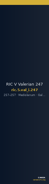 RIC V Valerian 247 — CANOA