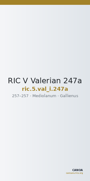RIC V Valerian 247a — CANOA