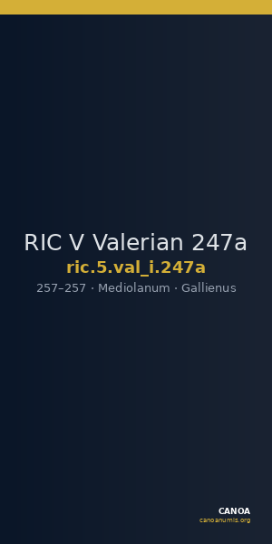 RIC V Valerian 247a — CANOA