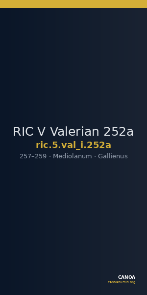 RIC V Valerian 252a — CANOA