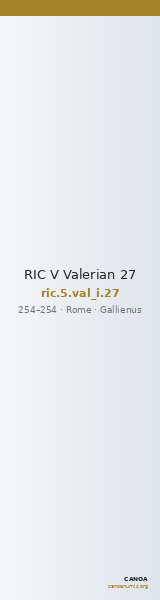 RIC V Valerian 27 — CANOA