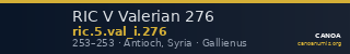 RIC V Valerian 276 — CANOA