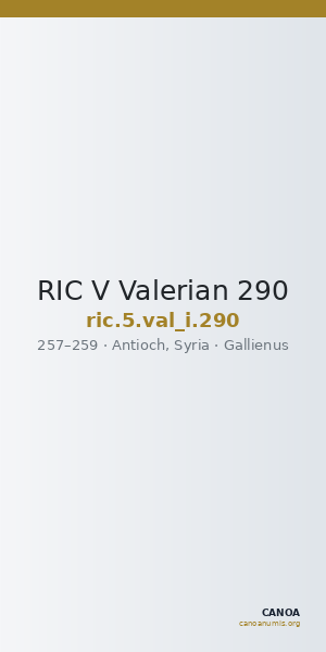 RIC V Valerian 290 — CANOA