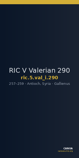 RIC V Valerian 290 — CANOA