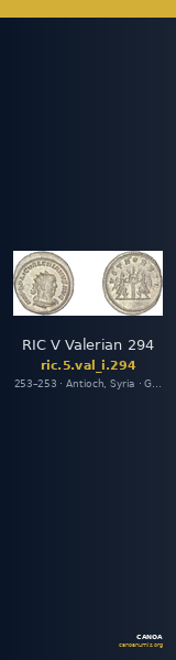 RIC V Valerian 294 — CANOA