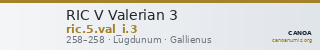 RIC V Valerian 3 — CANOA