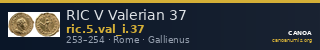 RIC V Valerian 37 — CANOA