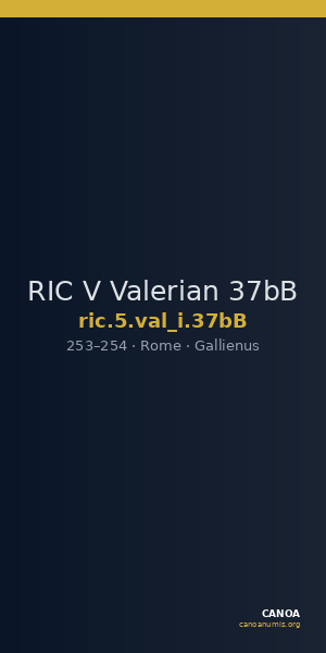 RIC V Valerian 37bB — CANOA