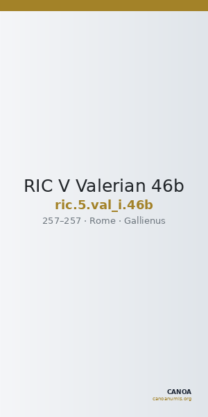 RIC V Valerian 46b — CANOA