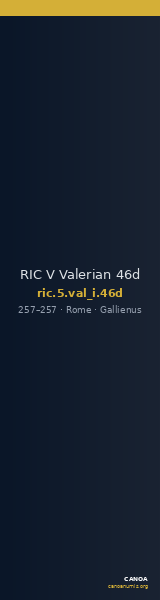 RIC V Valerian 46d — CANOA