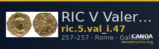 RIC V Valerian 47 — CANOA