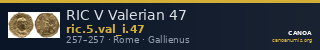 RIC V Valerian 47 — CANOA