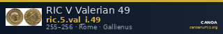 RIC V Valerian 49 — CANOA