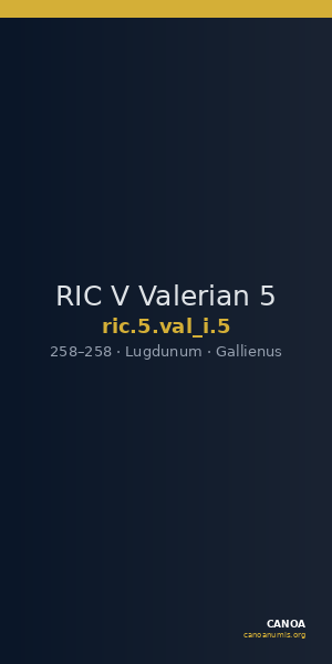 RIC V Valerian 5 — CANOA