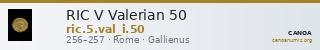 RIC V Valerian 50 — CANOA