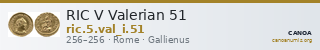 RIC V Valerian 51 — CANOA