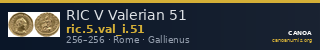 RIC V Valerian 51 — CANOA